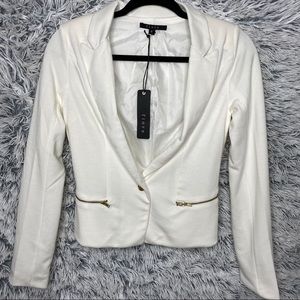 Fiore Women’s Cream Blazer Small NWT
